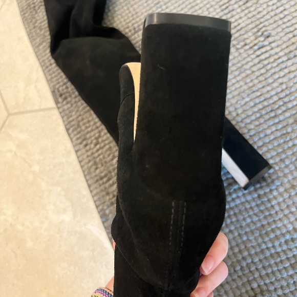 Stuart Weitzman Tieland Suede Thigh High Boots - Picture 2 of 6